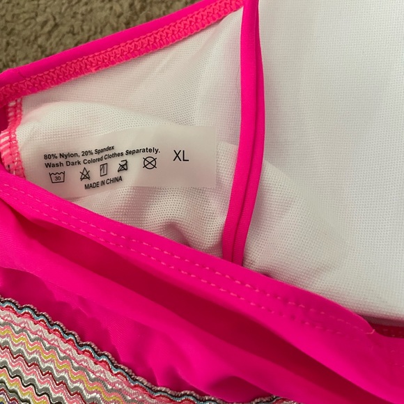 SHEIN Pink Bikini Set XL NWT - Picture 5 of 5